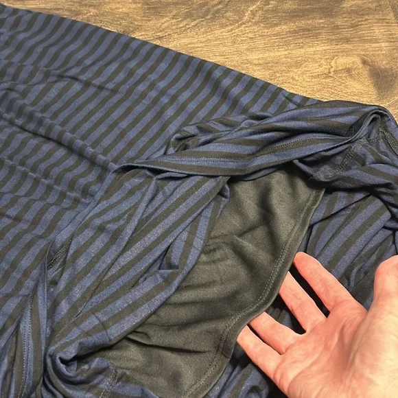 bobeau Black & Blue Partially Lined Maxi Skirt (NWOT) - Picture 3 of 10